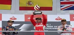 F1-Germania, trionfo Alonso domina e vince la gara