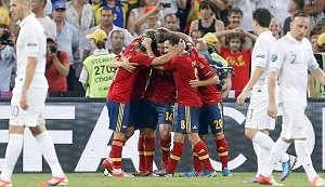 Euro 2012: tutto facile per la Spagna, i campioni in carica sono in semifinale