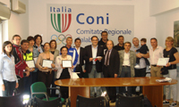 Il Coni Calabria premia gli amici di Androlife