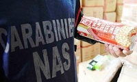 Blitz dei Nas, sequestrati alimenti illegali a Salerno e Caserta