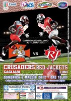 I Crusaders Cagliari alla ricerca del primo successo casalingo nella A2 di Football Americano