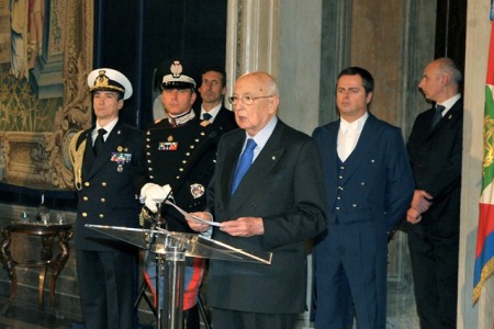 Napolitano: "25 aprile festa di tutto il popolo e della nazione italiana"