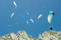 Parapendio: campionato italiano sport a Pieve d'Alpago (Belluno)