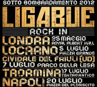 "Sotto Bombardamento - ROCK IN 2012" Ligabue, ecco le date tour 2012