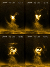 Scoperti violenti tornado sul Sole