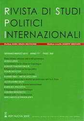 Alla Biblioteca del Senato, presentazione annuale della Rivista di Studi Politici Internazionali