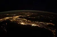Lo Stivale visto dallo spazio