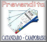 Calcio 33°giornata prevendite Catanzaro Campobasso