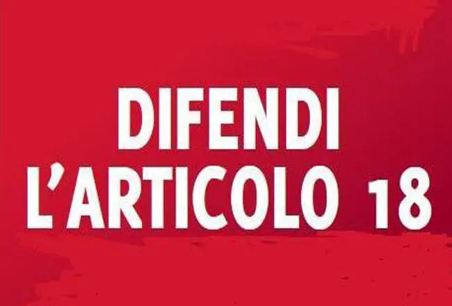 È online la petizione contro l'abrogazione dell'art. 18 dello Statuto dei Lavoratori