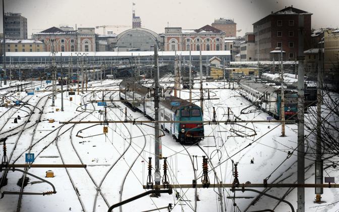 Ancora il gelo: cancellati il 30% dei treni