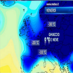 Freddo, neve e gelo SIBERIANO su  Nord, Centro e Sud