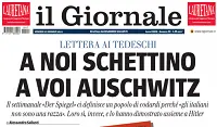 "A noi Schettino, a voi Auschwitz", al resto degl'italiani: il cattivo gusto de "Il Giornale"