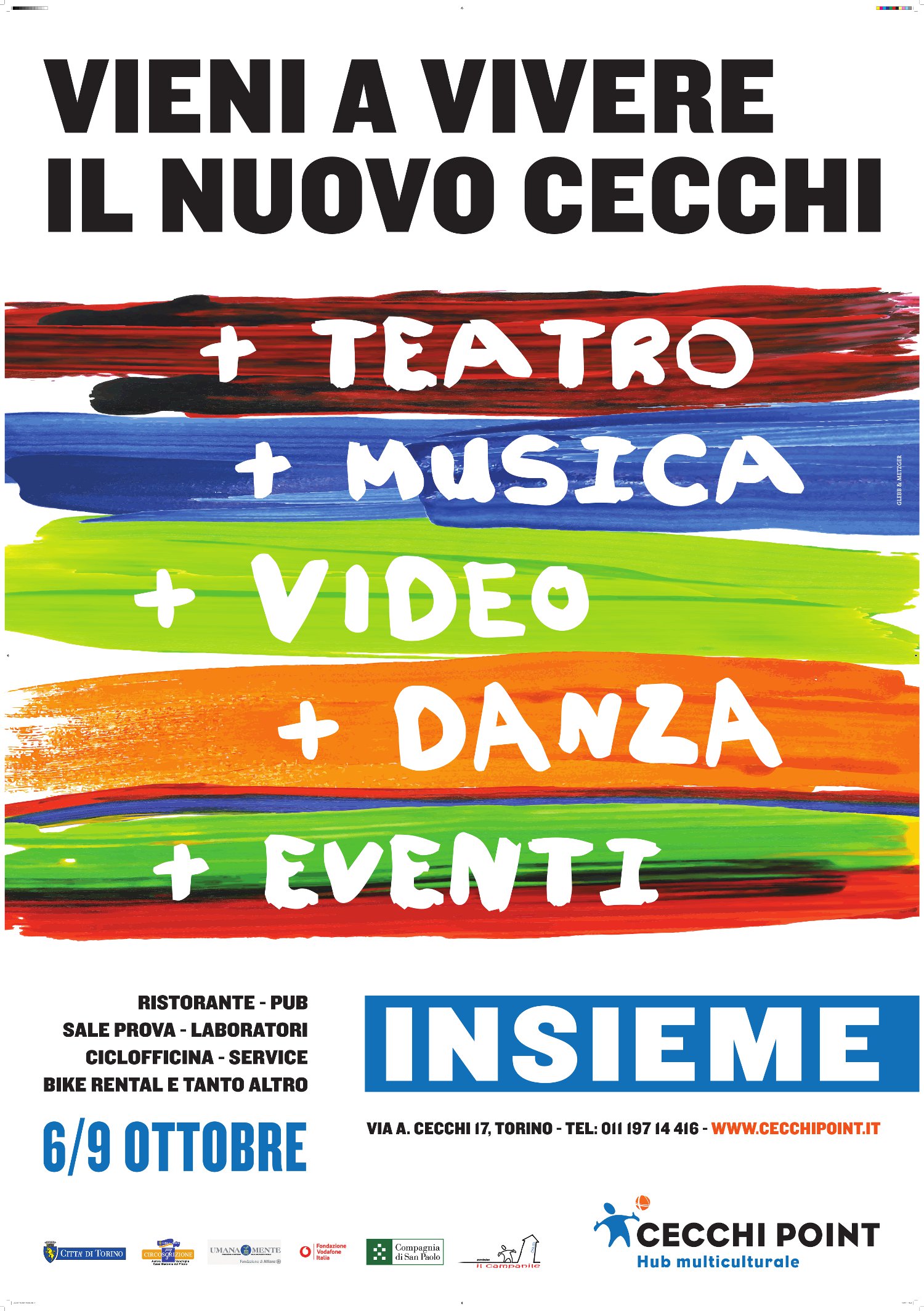 Sul palco del Cecchi Point