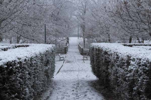 Pianura Padana imbiancata dalla neve chimica