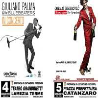 Parte stasera da Lamrzia Terme  Giuliano Palma & i Blubeaters  la XXVI edizione di "Fatti di musica"
