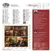 Calendario d'arte 2012 dell'accademia dei Bronzi