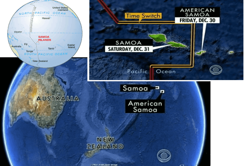 Isole Samoa, il governo cancella il giorno di oggi