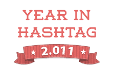 Year in Hashtag: il 2011 raccontato dai tweets