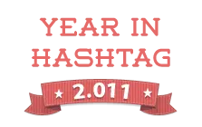 Year in Hashtag: il 2011 raccontato dai tweets