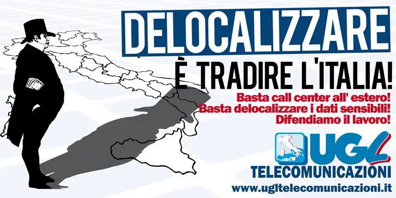 Al via la petizione: "No alle delocalizzazioni"