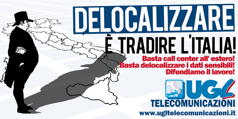 Al via la petizione: "No alle delocalizzazioni"