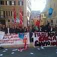 Milano 90, i dipendenti protestano a Montecitorio