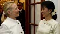 Incontro tra San Suu Kyi e Clinton