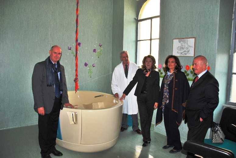Inaugurazione della vasca per il parto in acqua del punto nascite di Tarquinia