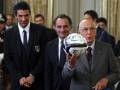 La Nazionale di Prandelli al Quirinale in visita a Napolitano