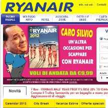 Nuova presa in giro della Ryanair a Berlusconi