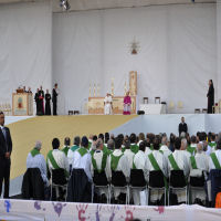 Saluto del sindaco, Gianni Speranza, al Santo Padre Benedetto XVI