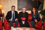 Giuseppe Scopelliti e Wanda Ferro incontrano l'Arcivescovo Mons. Bertolone