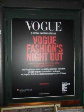 Roma si mostra al Vogue Fashion's Night Out