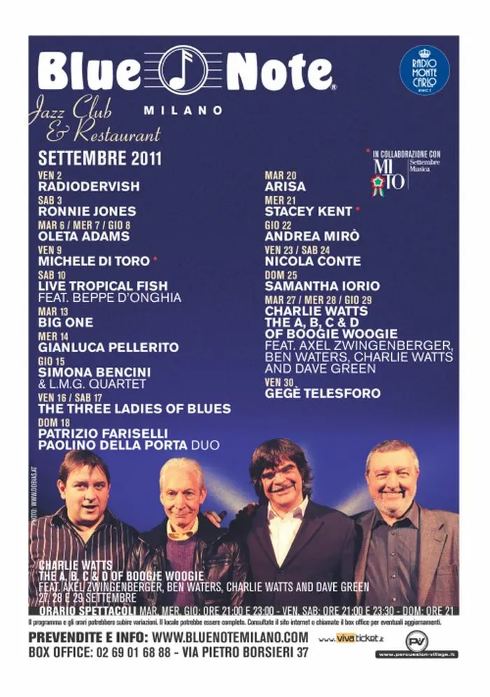 Blue Note Milano, venerdì inizia la nuova stagione