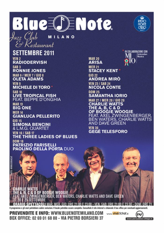 Blue Note Milano, venerdì inizia la nuova stagione