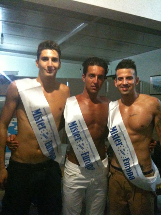 Vincitori della finale regionale di "Mister Europa"