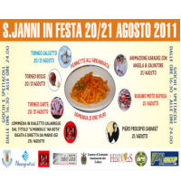 1° EDIZIONE - SANTO JANNI IN FESTA 20 / 21 AGOSTO