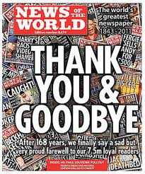 "Thank you and Goodbye": il "News of the World" va in pensione dopo l'ultimo, grande scandalo