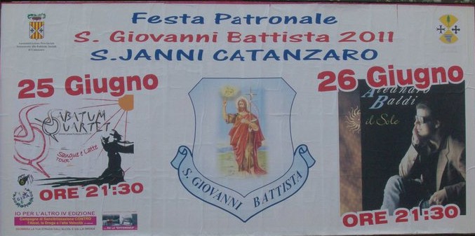 Festa per San Giovanni Battista nel quartiere Santo Janni