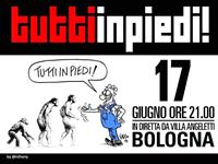 Tutti in piedi, Santoro in diretta streaming festa Fiom