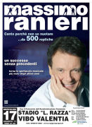 E' subito febbre per Massimo Ranieri a Vibo Valentia