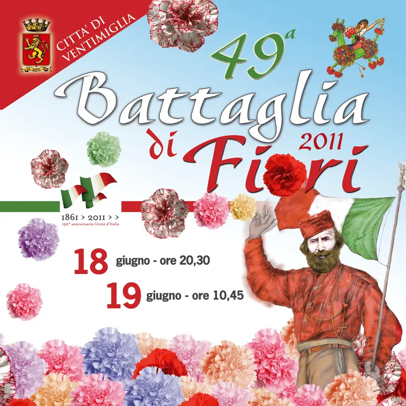 Torna Domenica mattina la Battaglia dei Fiori a Ventimiglia