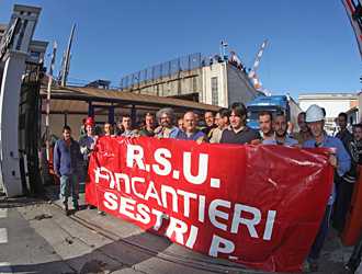 Sciolto il Presidio genovese per la sorte Fincantieri. Ora tocca a Tremonti