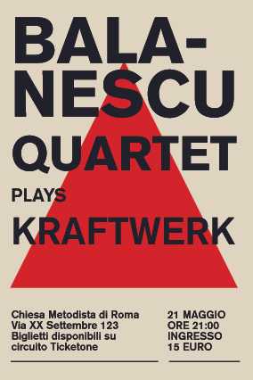 Balanescu Quartet plays Kraftwerk: Roma  21 Maggio 2011 Chiesa Evangelica Metodista