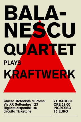 Balanescu Quartet plays Kraftwerk: Roma  21 Maggio 2011 Chiesa Evangelica Metodista