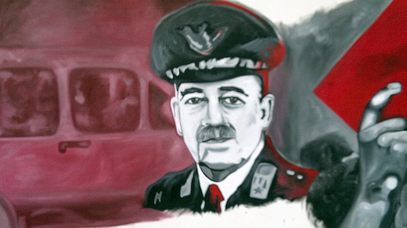 Borgetto (PA) -  I volti del coraggio siciliano sul "Muro della legalità"