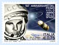 Mostra storico postale  "Yuri Gagarin, uno sguardo dallo spazio"