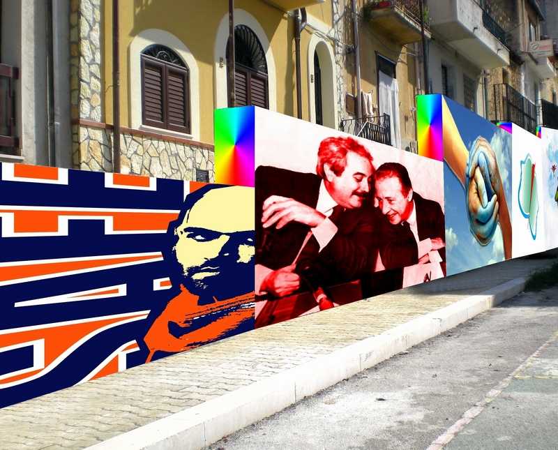 Il Muro della Legalità: la wall-art di Borgetto contro tutte le mafie