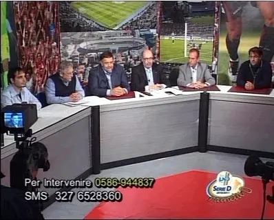 Tutto pronto per la trasmissione -Pianeta D - Calcio Toscano a cura di Maurizio Zini