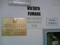 "Vietato Fumare": a Chiaravalle il primo a contravvenire il Tribunale